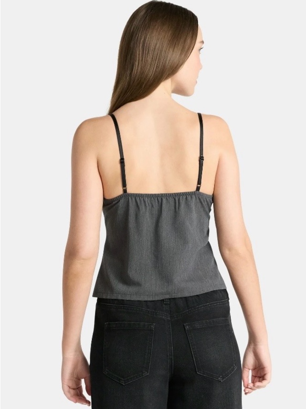 NWT! No Boundaries Sweetheart Tank Top with Lace Trim. L & XL - Picture 2 of 4